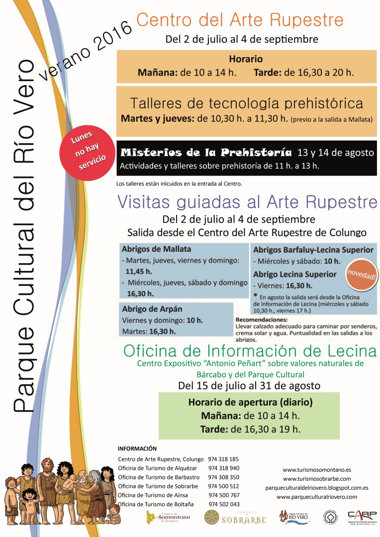 CENTRO ARTE RUPESTRE Y PINTURAS Y LECINA VERANO 16 Large
