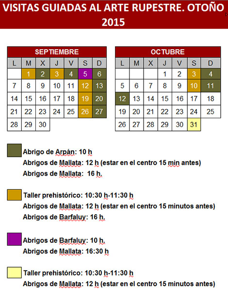 Visitas guiadas al Arte Rupestre